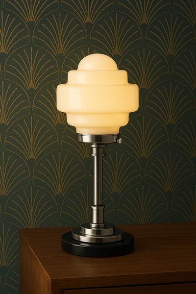 Art Deco Elegance for the Modern Home: Introducing Our Bespoke Brass Table Lamp