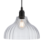 The Knowle Glass Stylish Clear Glass Pendant Light