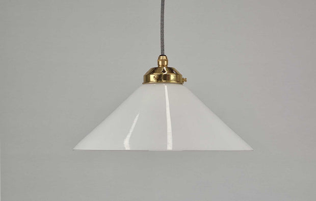 White Glass Coolie Shade Pendant Light Flex options and combinations available, White Coolio Pendant Light, kitchen Diner Light